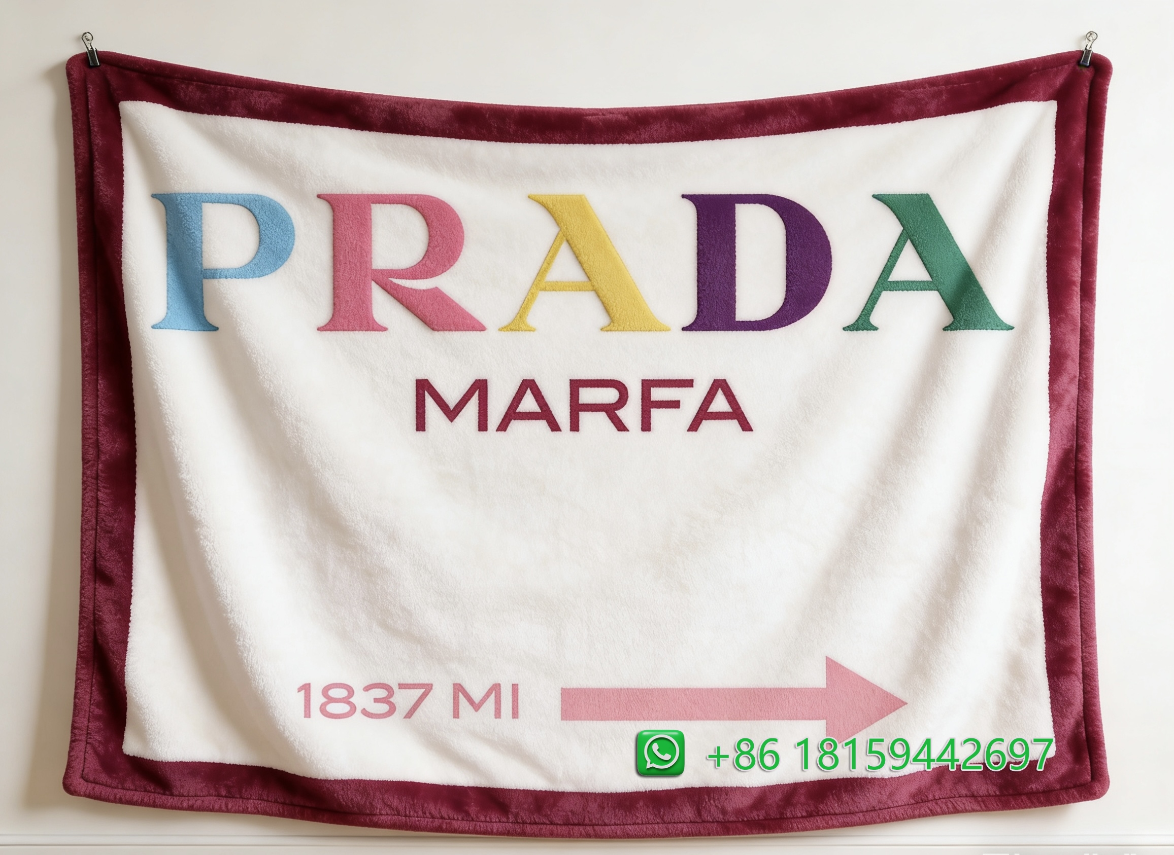 Prada Throw Blankets